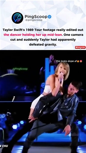 Taylor Swift’s 1989 Tour Edit Made Gravity Look Completely Optional #taylorswift