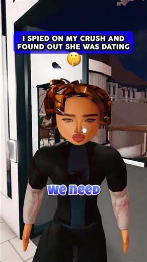 I SPIED on MY CRUSH and FOUND OUT SHE WAS DATING 😭 #roblox #shorts