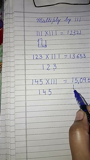 multiply by 111#maths #mentalmath #mathstricks #mathtricks #vedicmathematics #vedicmath