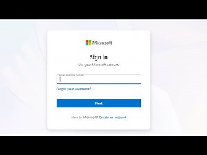 How to Sign in Microsoft Account