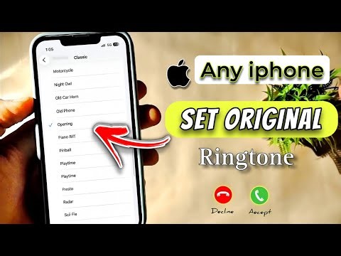 How To Set Original iPhone Ringtone In iPhone | How To Set Classic iphone Ringtone #iphoneringtone