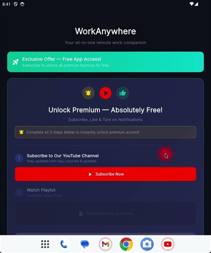 Install WorkAnywhere