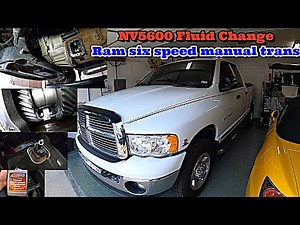 Ram NV5600 Manual Trans Fluid Change