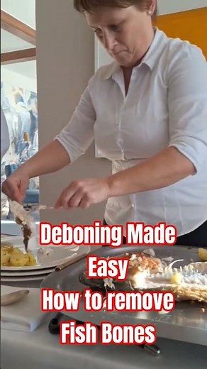 Deboning Made Easy:How to remove Fish Bones #viralvideo #satisfyingvideo #food #food #travel