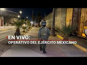 #ENVIVO | Ejército Mexicano está evitando que se acerquen más migrantes al Puente Internacional
