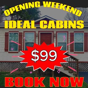 4.7K views · 39 reactions | Plenty of lodging left for Opening Day Weekend, however, ONLY (2) Ideal Cabins left at this incredible price!! Do NOT wait, book today! www.indianabeach.com #indianabeach #openingday #letsgo | Indiana Beach Amusement & Water Park Resort | Facebook