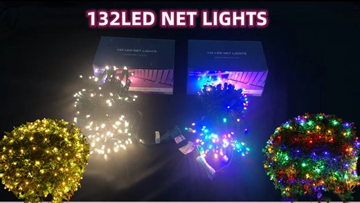 Watch Christmas Net Lights Outdoor Christmas Decorations Lights on Amazon Live
