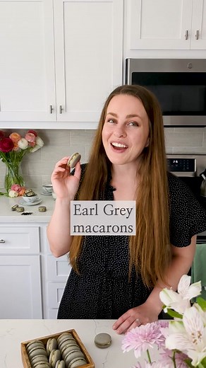 Earl Grey Macaron Recipe | FloralApron Bakes