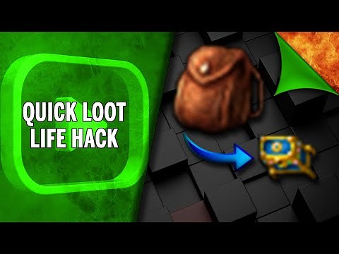 Tibia Misc | Quick Loot (Life Hack)