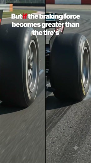 Why F1 Cars Lock Up Their Tires?
