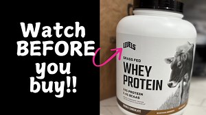 Watch HONEST REVIEW - Levels Grass Fed Whey Protein Powder on Amazon Live