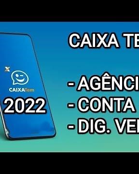 Caixa Tem APP - How to find out your account number, branch, verification digit and operation 2022