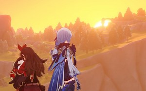 【转】优菈和安柏的Pocky♀Game [MMD Genshin Impact]