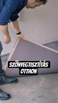 Szőnyegtisztítás otthon 🏡