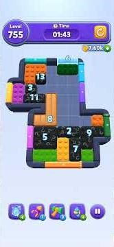 Shop Back推薦賺現金遊戲💥Color block jam level 755 #games #gameplay #shopback #puzzle