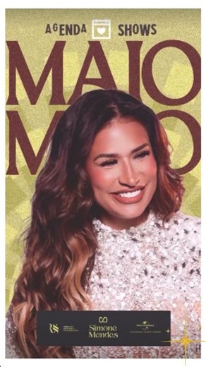 TODAY'S SHOW - SINGER SIMONE MENDES - INTERIOR OF SÃO PAULO STATE - FIND OUT WHERE IT WILL BE!!! ...