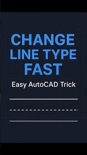 How to Change Linetype in AutoCAD | Quick Linetype Tutorial