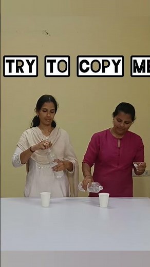 Try to Copy Me Challenge 🤣 | Who Did It Better? | Viral Short