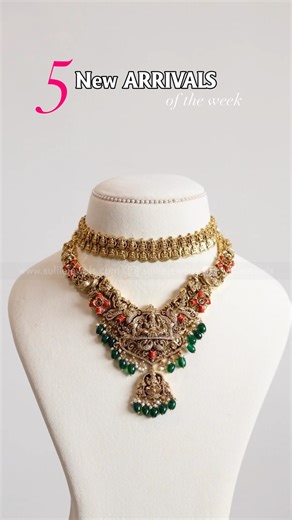 Necklace, Jhumka, Earrings, AD, Diamonds. www.sulliejewels.com