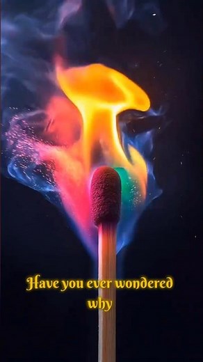 Why Fire Has Different Colors 🔥 | Science Behind Flame Colors🔥 #shorts