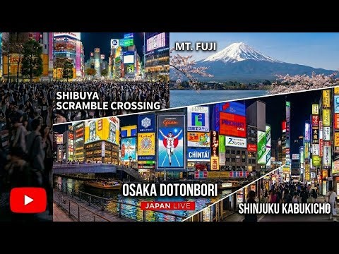 LIVE Japan 24/7 🇯🇵 Tokyo Shibuya, Mt. Fuji, Osaka & Sapporo | 日本ライブ 東京 渋谷 富士山 大阪 札幌🇯🇵