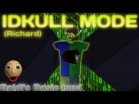 Foaldi Is UNDERRATED! RICHARD Mode - Foaldi's WTFHouse (Baldi's basic mod)
