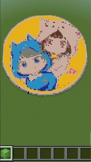 ちろピノさん作りました。 ＃マイクラ リクエストありがとうございます😊