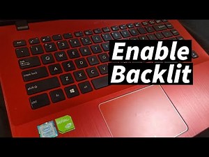 How to Turn on the Backlit Keyboard on Asus laptops ( All Laptops)