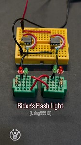 82K views · 806 reactions | Rider’s Flash Light using 555 timer IC #diy #electronics | Electronics Byte | Facebook