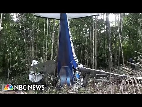 New details on Amazon jungle plane crash and children who survived
