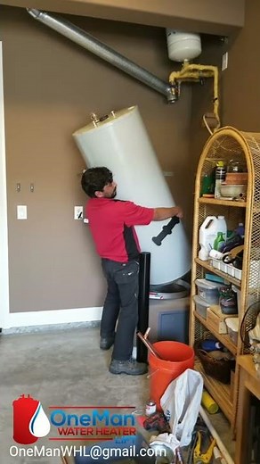 One Man Water Heater Lift Demonstration