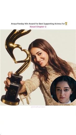 Proud Moment For Ananya💗🥹🏆#trendingshorts #viralshorts #ananyapandey #bollywood