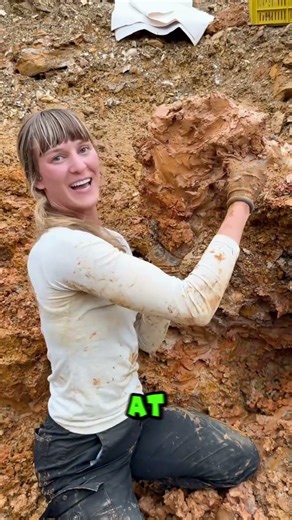 WOW... She found the biggest crystal