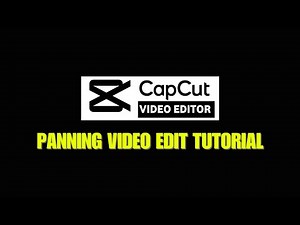 Panning Video Edit Tutorial On CapCut PC