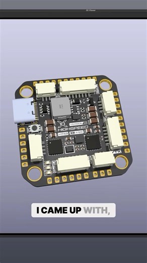 How I layout the Components for my Flightcontroller #engineering #fpvdrones #electronics #pcb #kicad