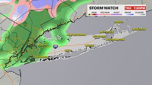 STORM WATCH: Scattered showers tonight on LI with more rain into the weekend