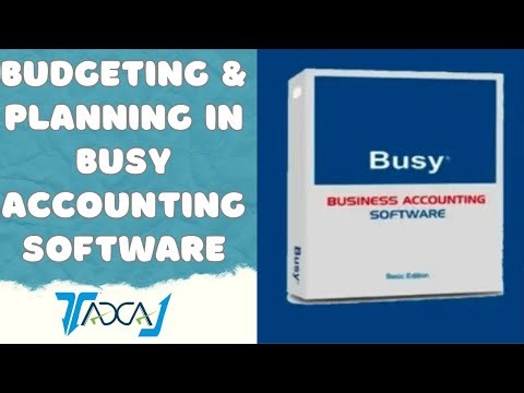 Budgeting & Planning in Busy Accounting Software | Step-by-Step Tutorial for Businesses