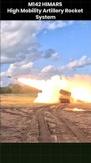 HIMARS in Action – The Long Range Precision Strike Rocket System #militaryshorts
