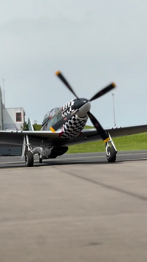 Mustang on the move. Power Rolling out! #P51Mustang #Warbird #FlyingLegends #VintageAviation #AvGeek #TaxiOut #PilotView #HistoricAviation #AviationReel #ClassicWarbirds #SkyLegends #SoundOfFreedom | Flying Legends
