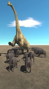 1.5M views · 4.9K reactions | 100 Buffalo vs Brachiosaurus - Unity Brings Victory | The Burner Guy | Facebook