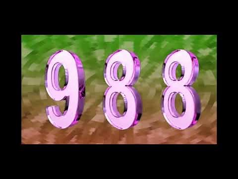 Numbers 1-1000 (Colorful 3D) reversed