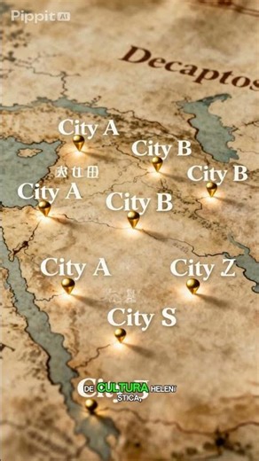 Decápolis: A fronteira cultural entre o Oriente e o Império Romano. #Decápolis#HistóriaAntiga#grecia