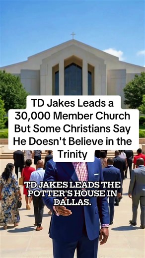 TD Jakes Leads a 30,000 Member Church But Some Christians Say He Doesn't Believe in the Trinity TD Jakes Trinity, modalism controversy, TD Jakes heresy accusations, Oneness Pentecostal background, Potter's House doctrine, is TD Jakes a false teacher, Trinity debate #TDJakes #TrinityControversy #PottersHouse #TheologyDebate #ThePulpitMachine