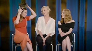 3K views · 49 reactions | See what happens when Jessica Chastain, Emily Blunt, and I hang out to make this very important announcement...We're inviting one winner & a friend to the premiere of our new movie The Huntsman: Winter's War! You'll meet us on the red carpet & have a drink (or two) with me at the after-party. Can't wait to meet the lucky winner! | Charlize Theron | Facebook