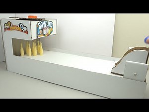 How to Make Bowling Game from Cardboard at Home