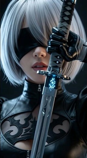 2B Inspired Android Girl | Miku Sato Cinematic | NieR Automata #shorts #nierautomata #yorha