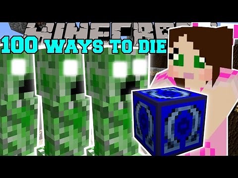 Minecraft: OMEGA LUCKY BLOCK 100 WAYS TO DIE - Lucky Block Mod - Modded Mini-Game