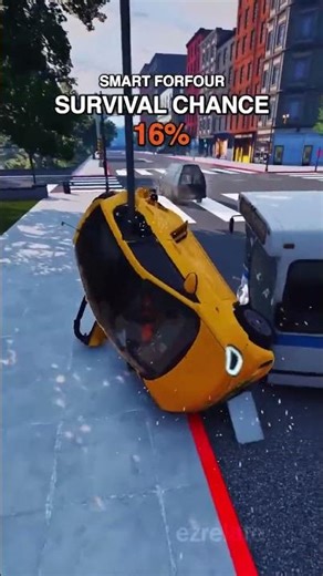 Safest Car vs Bus Crash 😳 Side Collision Test!