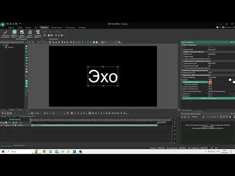 VSDC. Урок 41. Как применить Эхо эффект? #vsdc