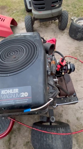 kohler magnum 20 pwk34 slide carburetor test run #lawnmower